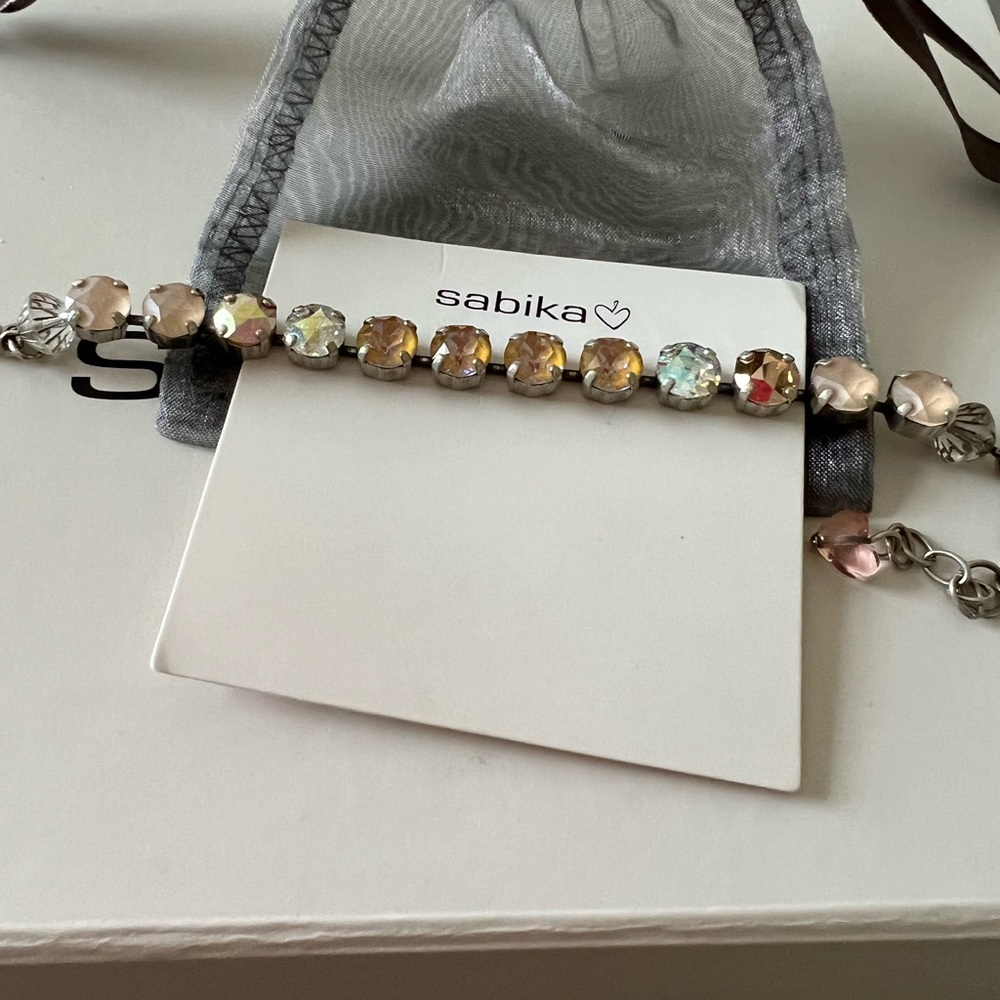 Sabika Fun Multi-color stone bracelet